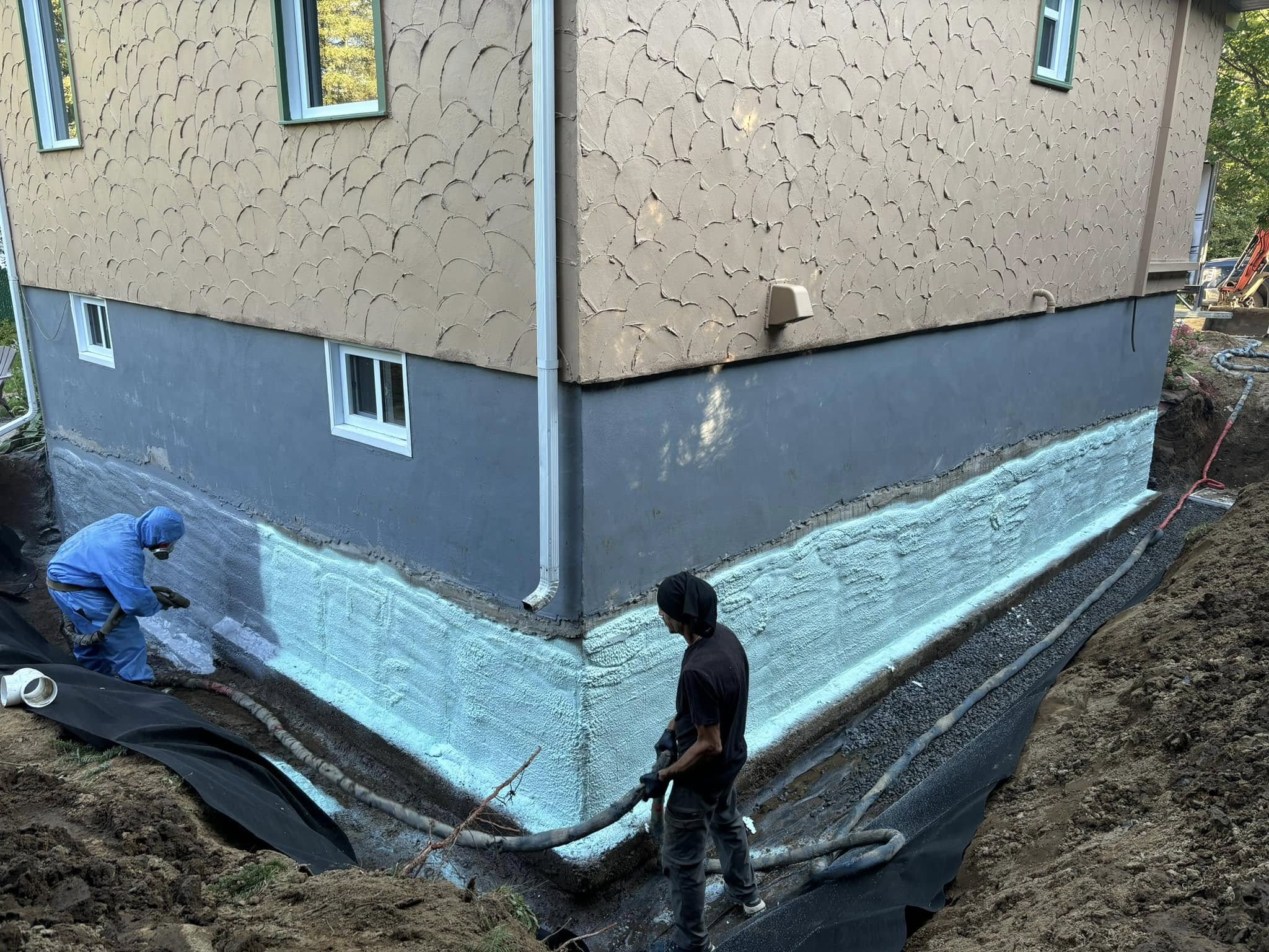 excavation imperméabilisation de fondation